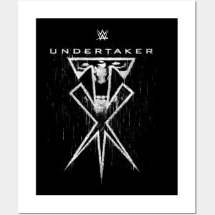 Undertaker Logo Face Fill Posters and Art